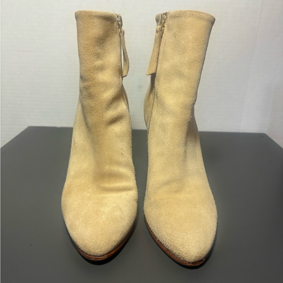 BOBBIES PARIS High-Heeled Suede Leather Ankle Boots - Picture 4 of 11